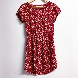 Red Floral Dress